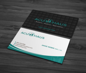 Business Card Design by MDesign for AcuHaus | Design: #21805641