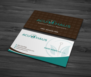 Business Card Design by MDesign for AcuHaus | Design: #21811187