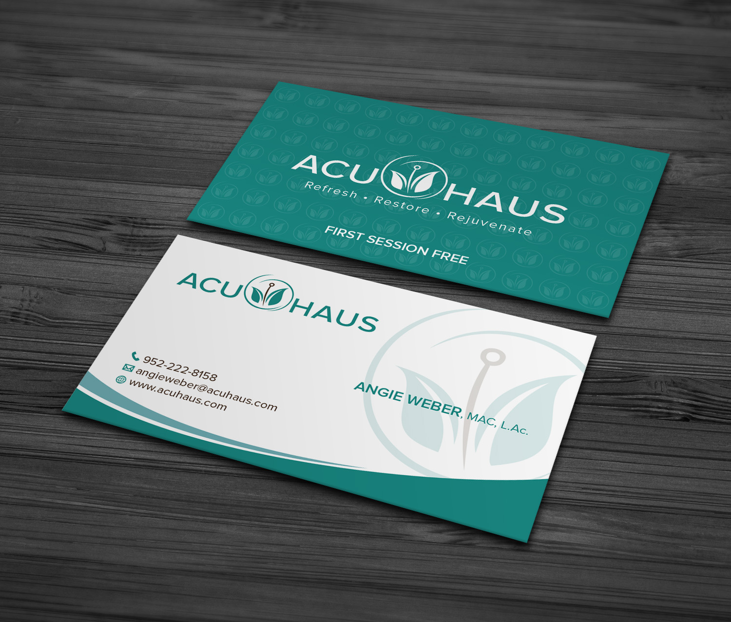 Visitenkarten-Design von MDesign für AcuHaus | Design #21811189