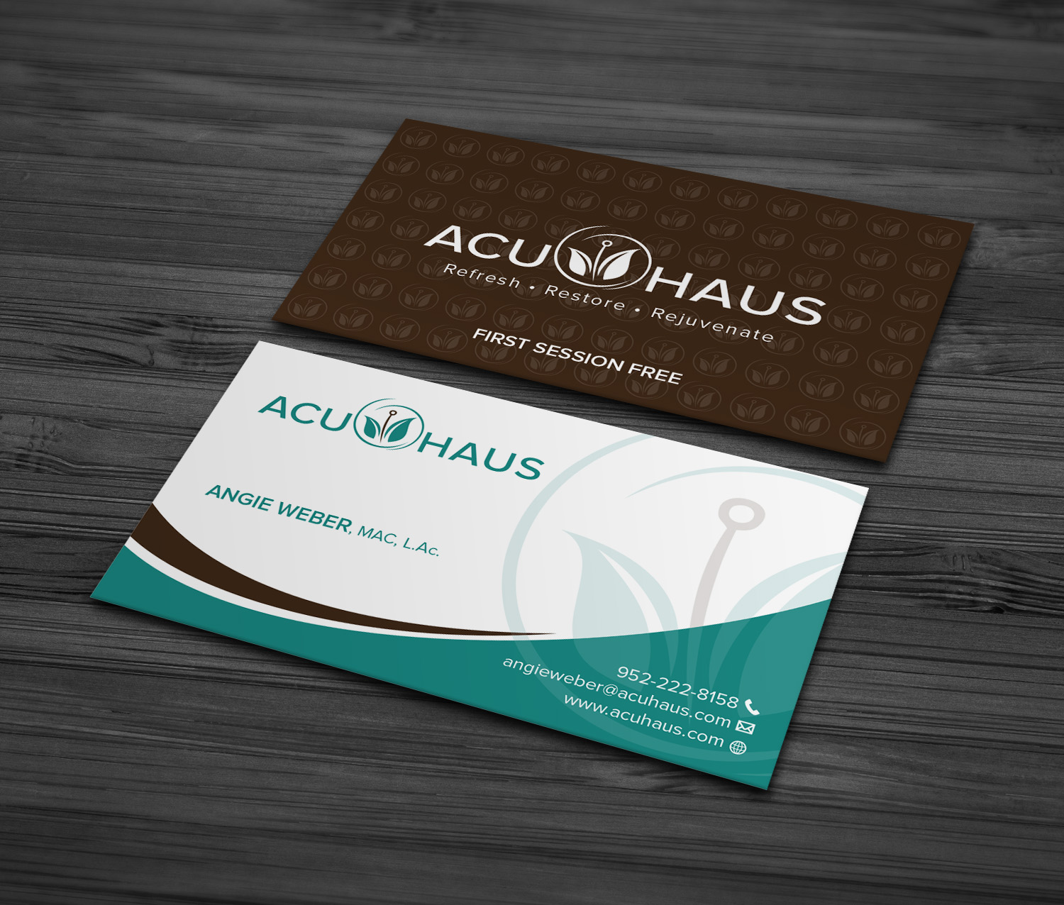 Business Card Design by MDesign for AcuHaus | Design #21811190