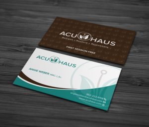 Business Card Design by MDesign for AcuHaus | Design: #21811190