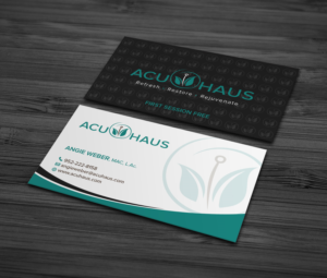 Business Card Design by MDesign for AcuHaus | Design: #21811491