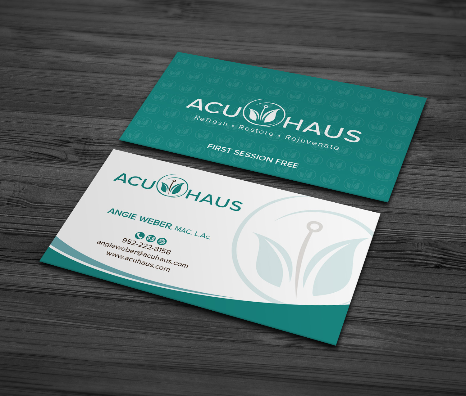 Visitenkarten-Design von MDesign für AcuHaus | Design #21811494