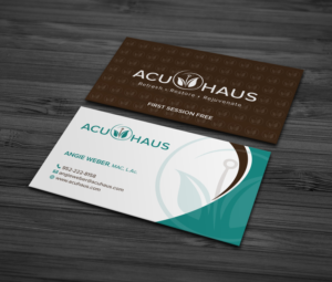 Business Card Design by MDesign for AcuHaus | Design #21834415