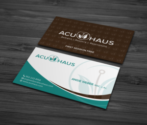 Business Card Design by MDesign for AcuHaus | Design: #21834416