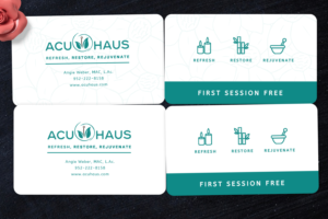 Design de Carte de Visite par Cheeky Pinto pour AcuHaus | Design : #21813111
