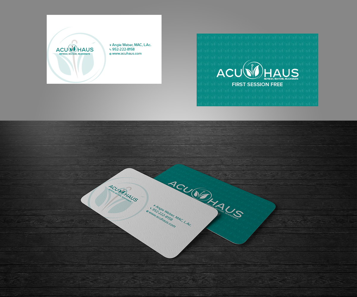 Visitenkarten-Design von Salman 24 für AcuHaus | Design #21823809