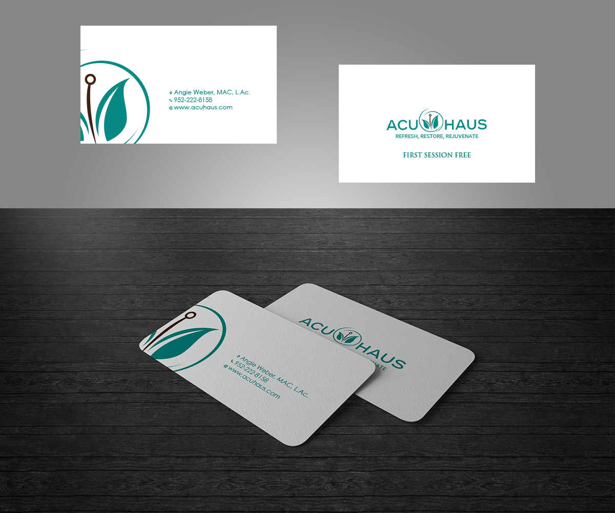 Diseño de Tarjeta de Presentación por Salman 24 para AcuHaus | Diseño #21823810