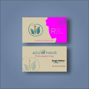 Design de Carte de Visite par Mayur Art pour AcuHaus | Design : #21817086