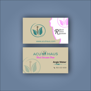 Design de Carte de Visite par Mayur Art pour AcuHaus | Design : #21824407