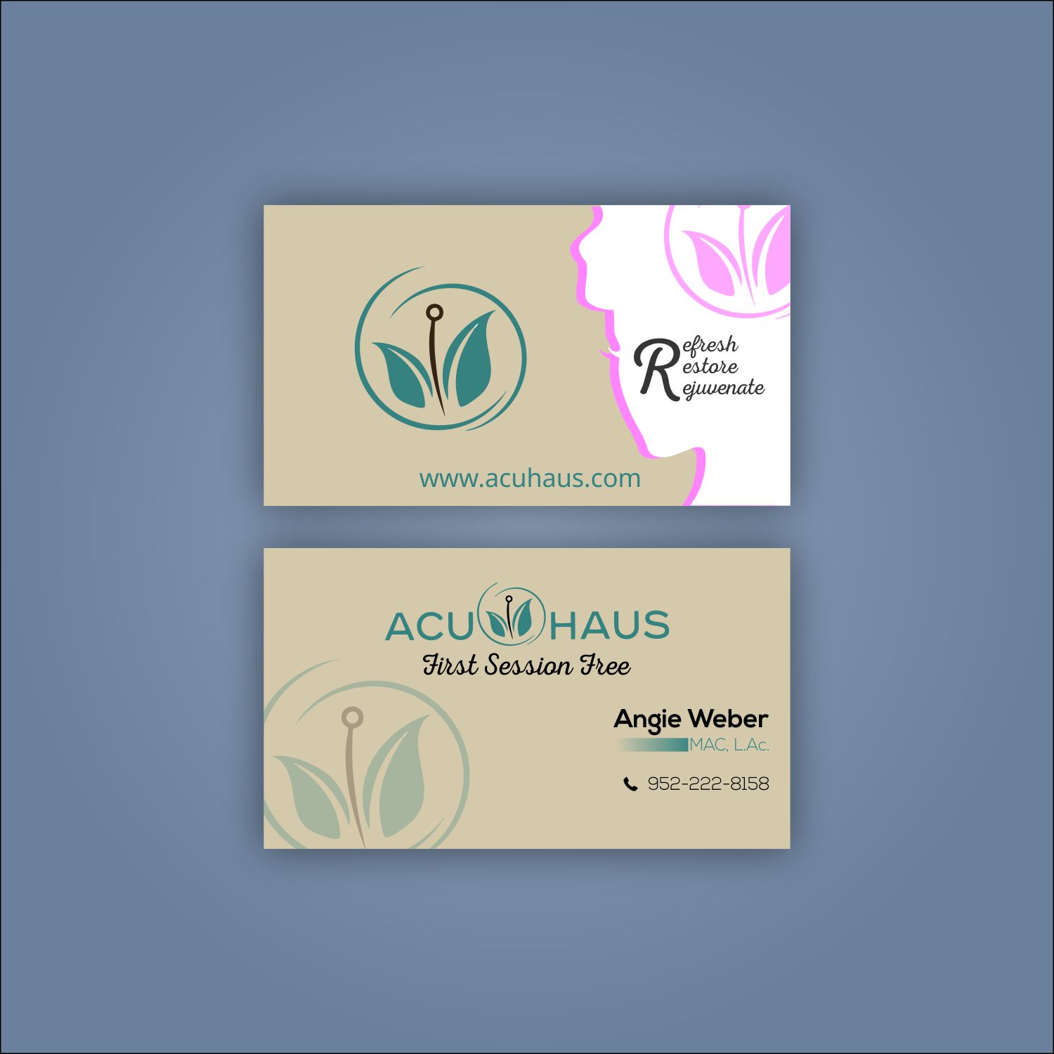 Design de Carte de Visite par Mayur Art pour AcuHaus | Design #21826380