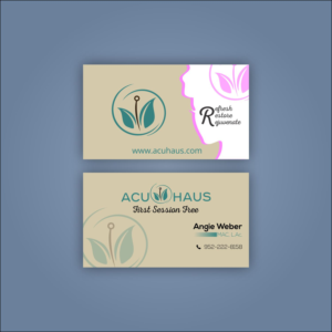 Design de Carte de Visite par Mayur Art pour AcuHaus | Design : #21826380