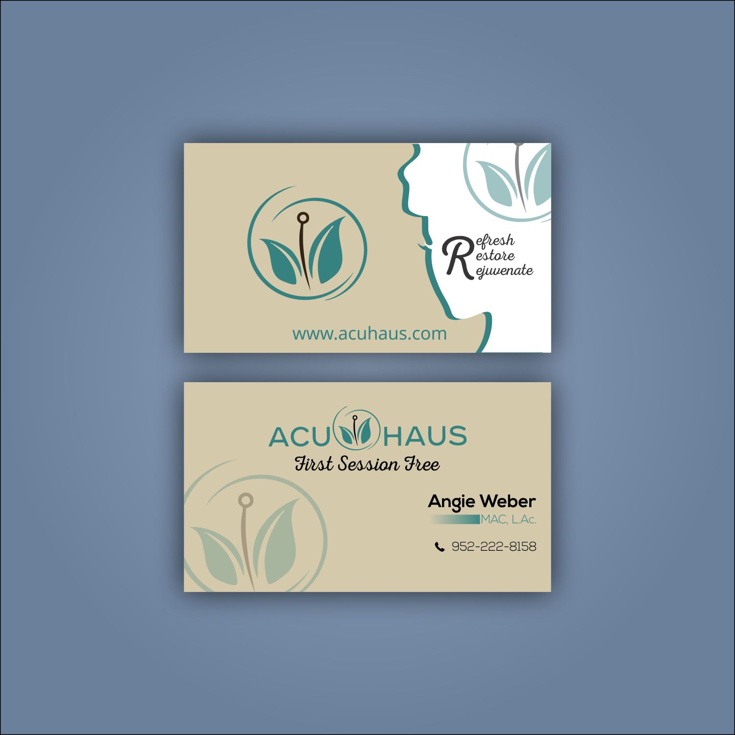 Design de Carte de Visite par Mayur Art pour AcuHaus | Design #21827238