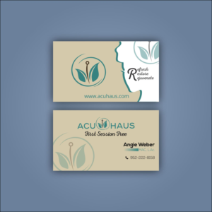 Design de Carte de Visite par Mayur Art pour AcuHaus | Design : #21827238