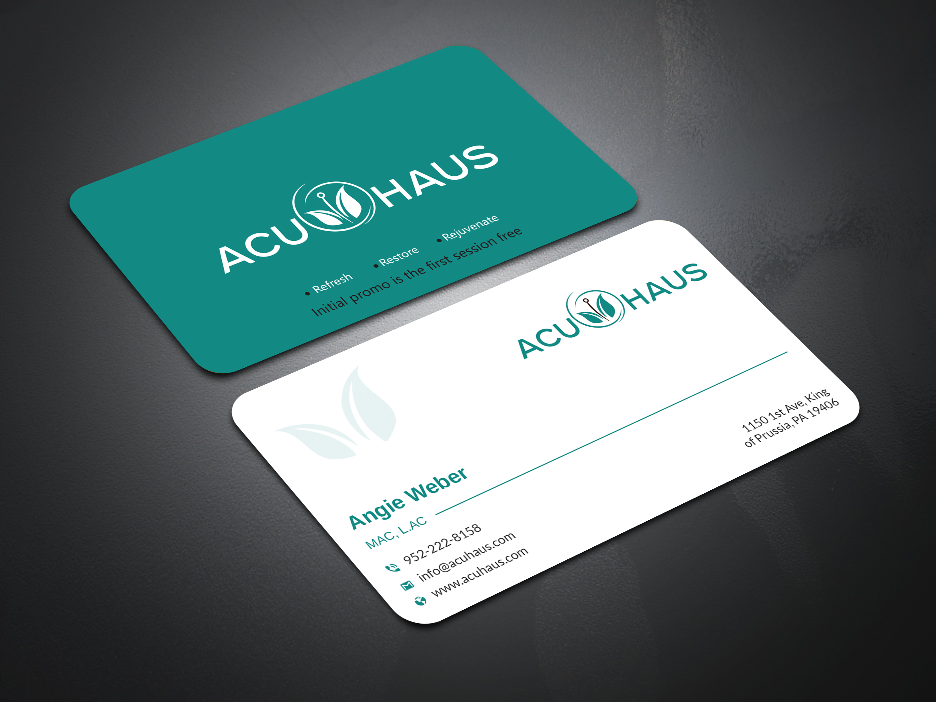 Design de Carte de Visite par Uttom 2 pour AcuHaus | Design #21804965