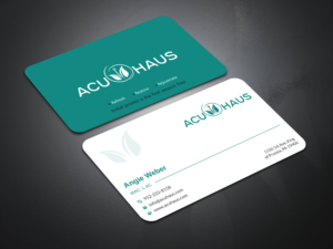 Business Card Design by Uttom 2 for AcuHaus | Design: #21804965