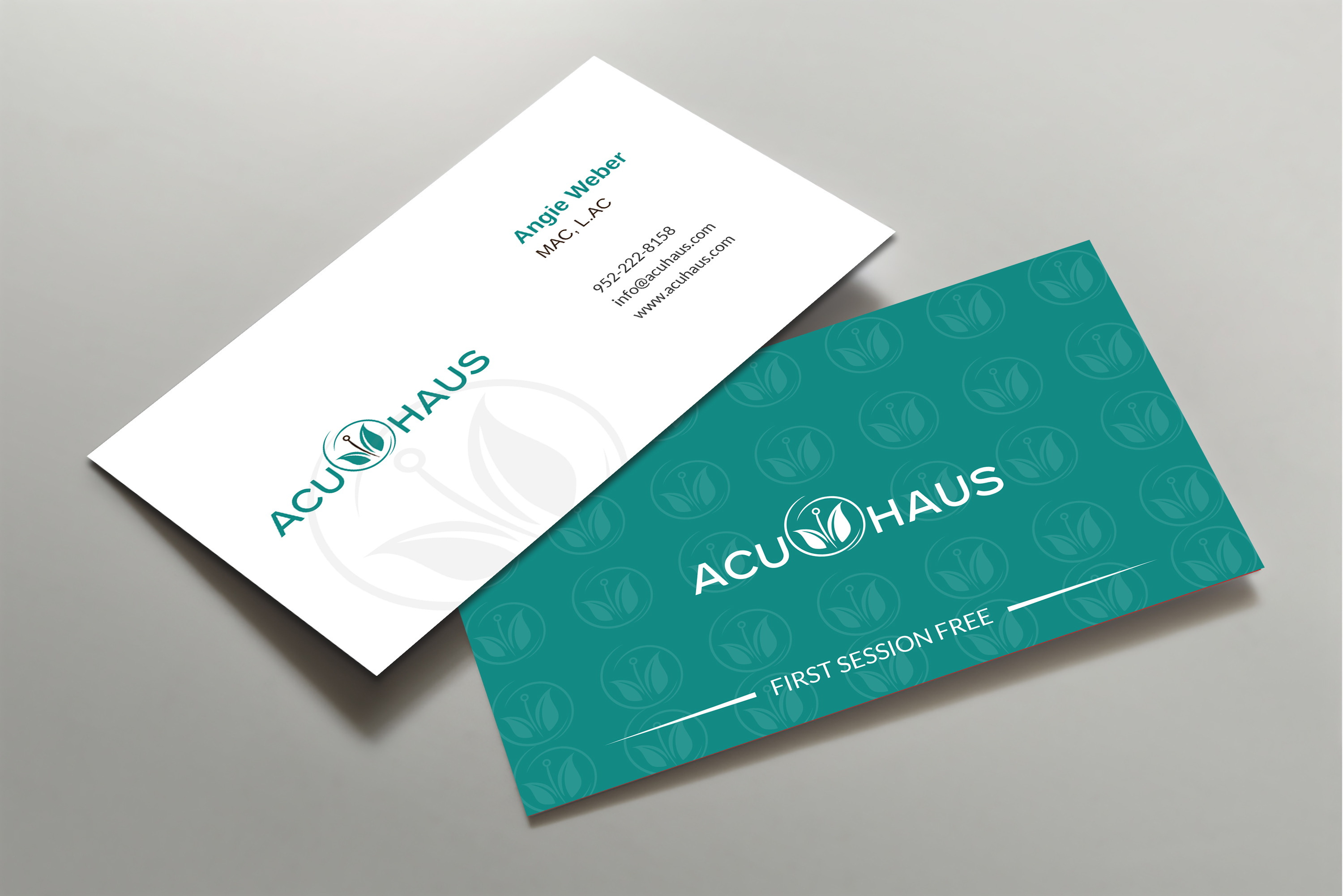 Business Card Design by Uttom 2 for AcuHaus | Design #21815053