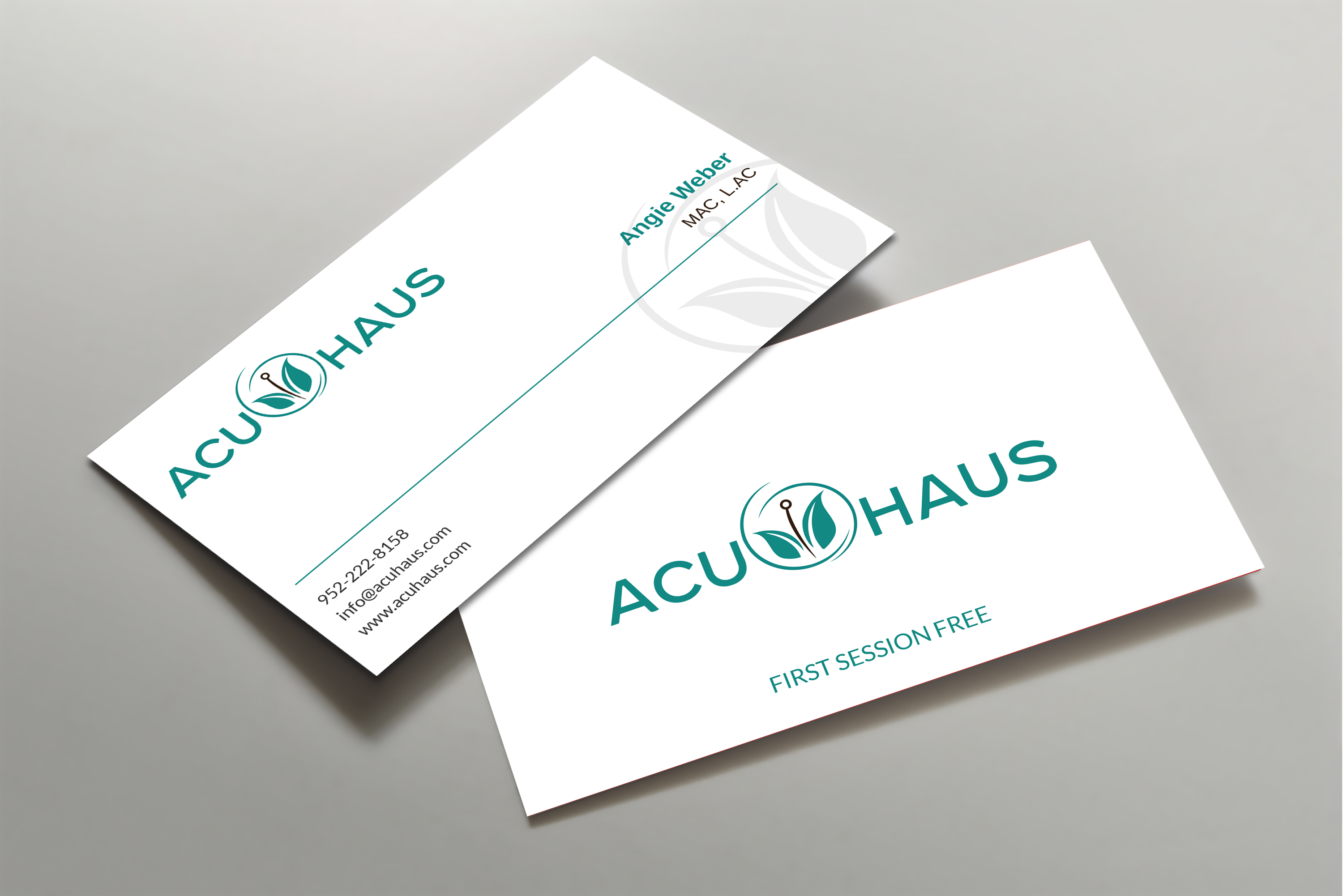 Business Card Design by Uttom 2 for AcuHaus | Design #21815061