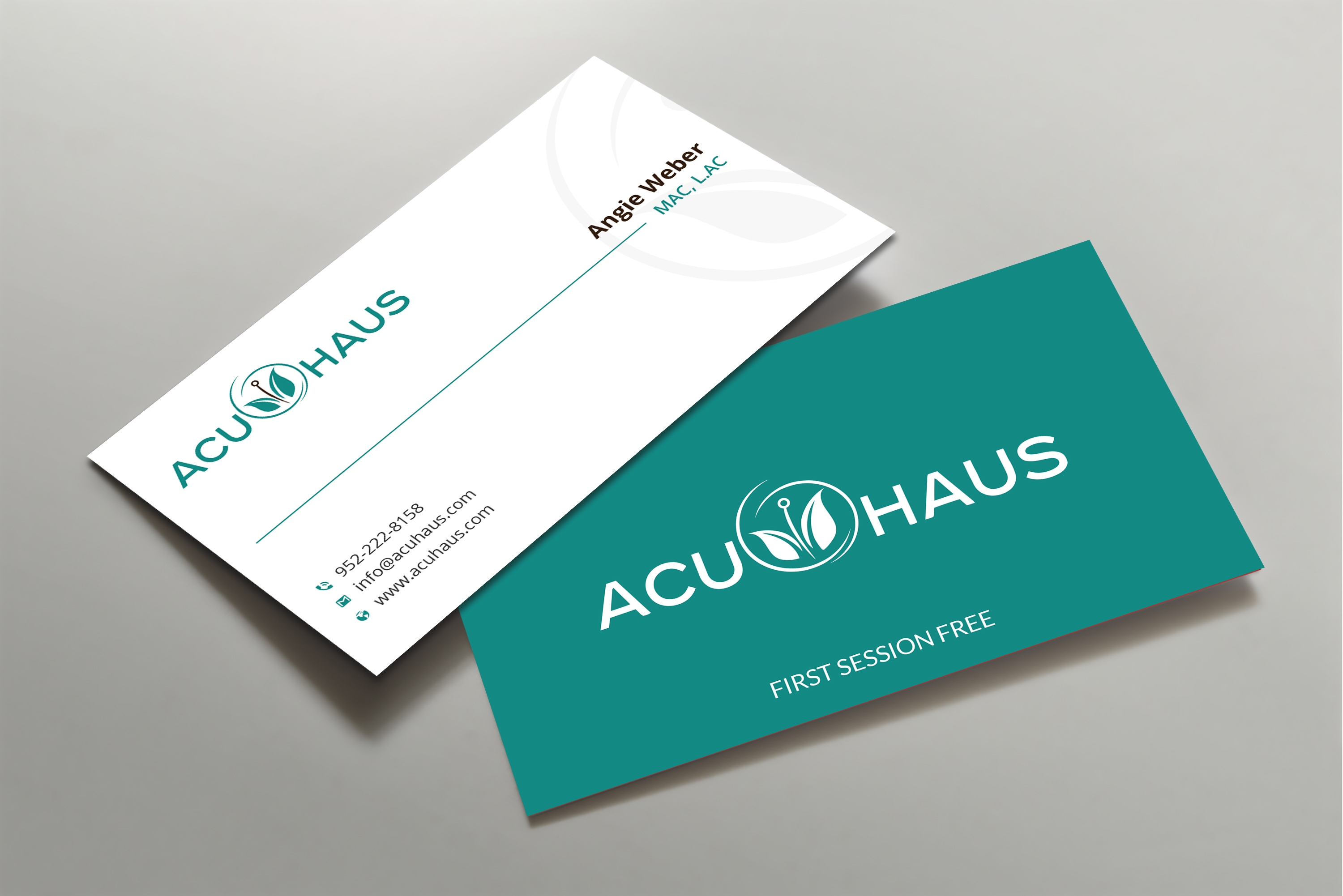Business Card Design by Uttom 2 for AcuHaus | Design #21815070