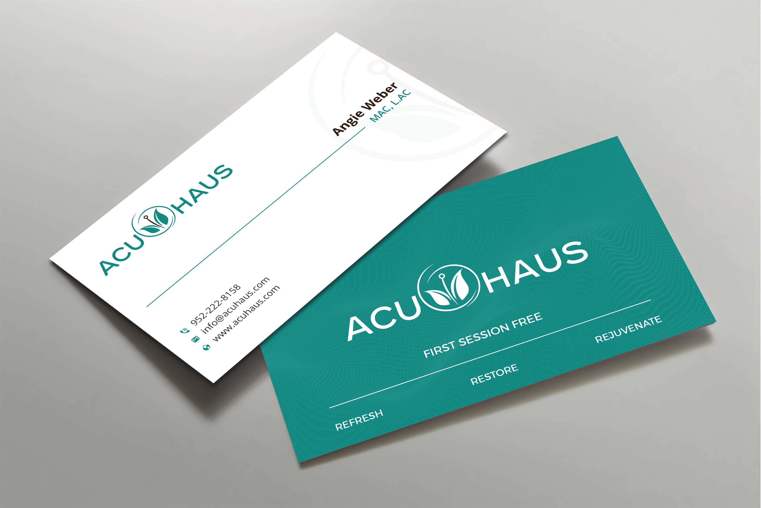Business Card Design by Uttom 2 for AcuHaus | Design #21822186