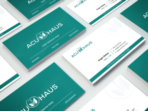 Design de Carte de Visite par Uttom 2 pour AcuHaus | Design : #21825303