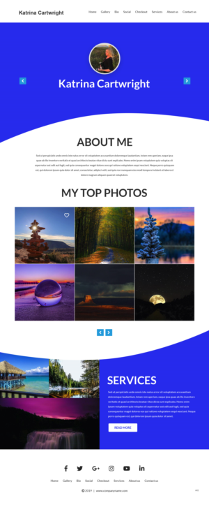 Web Design by pb for this project | Design: #21808648