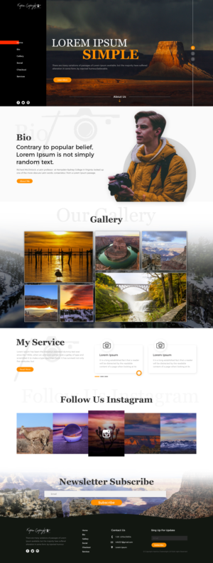 Canadian Geographic Published Photographer Website | Diseño Web por sai.designer87