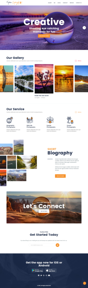 Canadian Geographic Published Photographer Website | Web Design by syrwebdevelopment