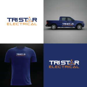 Logo Design by Sergio Coelho for Tri Star Electrical | Design: #21814922