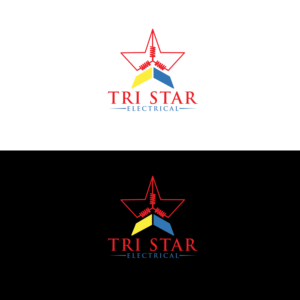 Tri Star Electrical | Logo Design by DesignLima