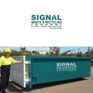 Signal waste and recycling / SA family owned and operated / 08 8162 5544 | Logo Design by ecorokerz