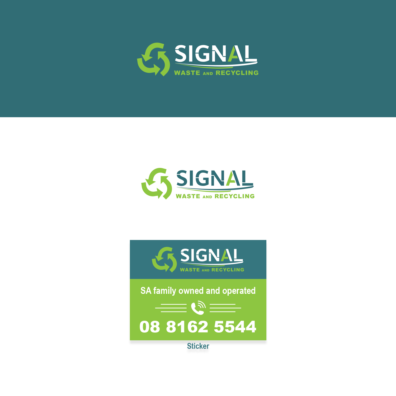 Logo Design by Maxo-Biz for Signal waste and recycling | Design #21806783