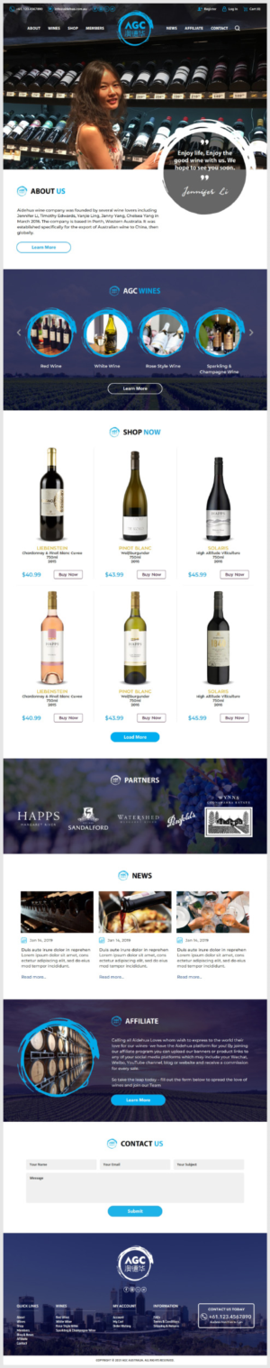 Web Design par -Marc- pour ce projet | Design : #21859292