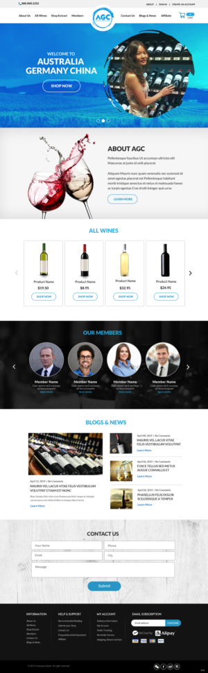 Web Design par pb pour ce projet | Design : #21816414