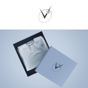 V 24 and the clock hands on the top , like arrow waving at 20 past 12 or similar. | Logo-Design von GenArt