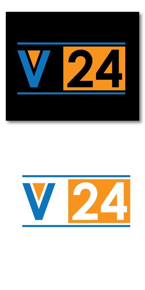 Logo Design by JAFRIN for V 24 | Design #21817861