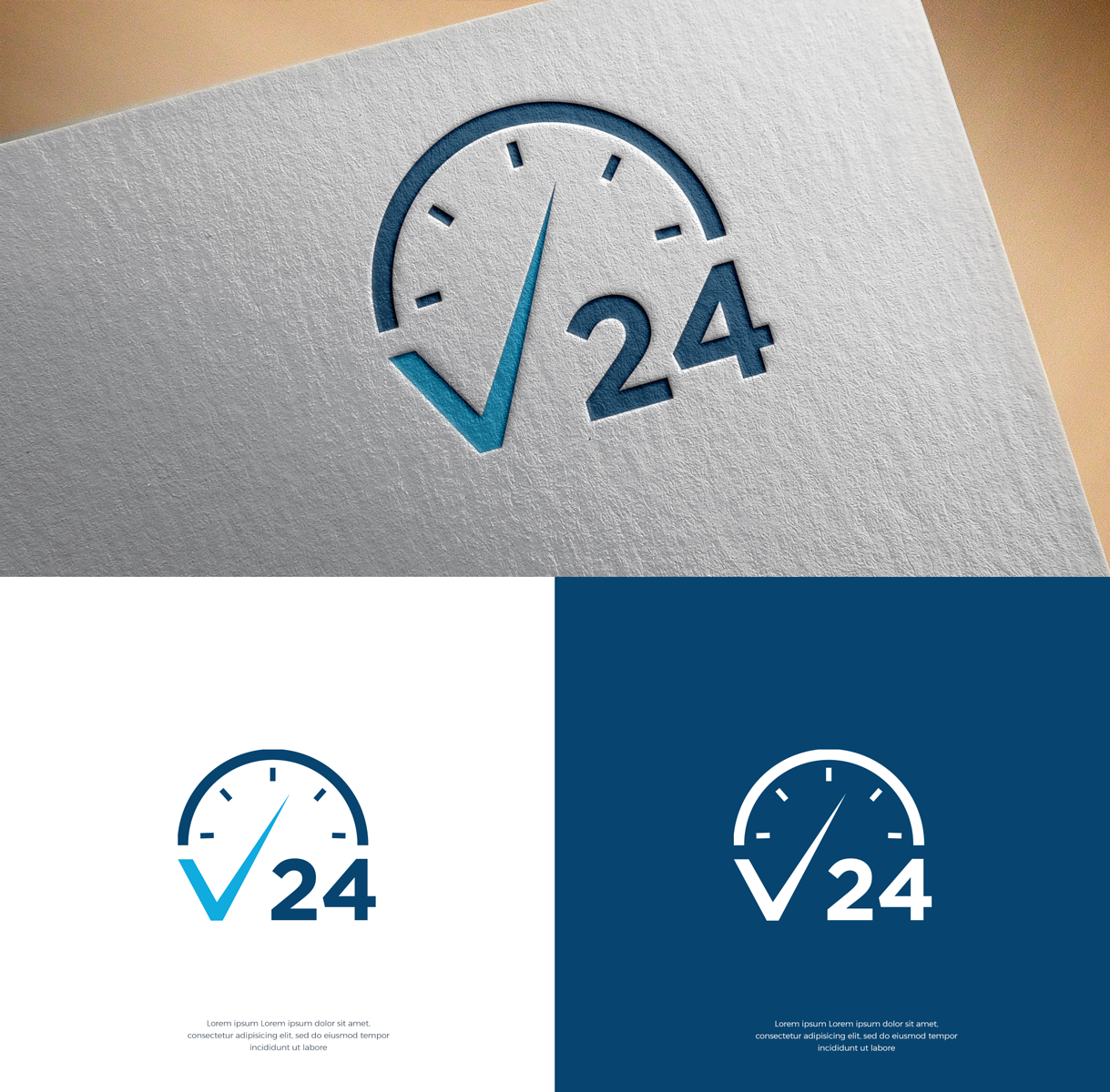Logo Design by mintcreative for V 24 | Design #21817560