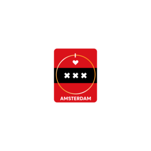 Amsterdam Flag Design for a phone ring holder | Graphic Design by Omee