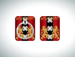 Amsterdam Flag Design for a phone ring holder | Graphic Design by Lezette_G
