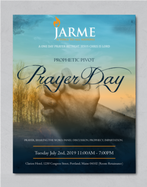 Flyer for the Prophetic Pivot Prayer Day | Flyer Design by alex989
