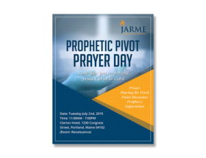 Flyer for the Prophetic Pivot Prayer Day | Flyer-Design von maricreatives