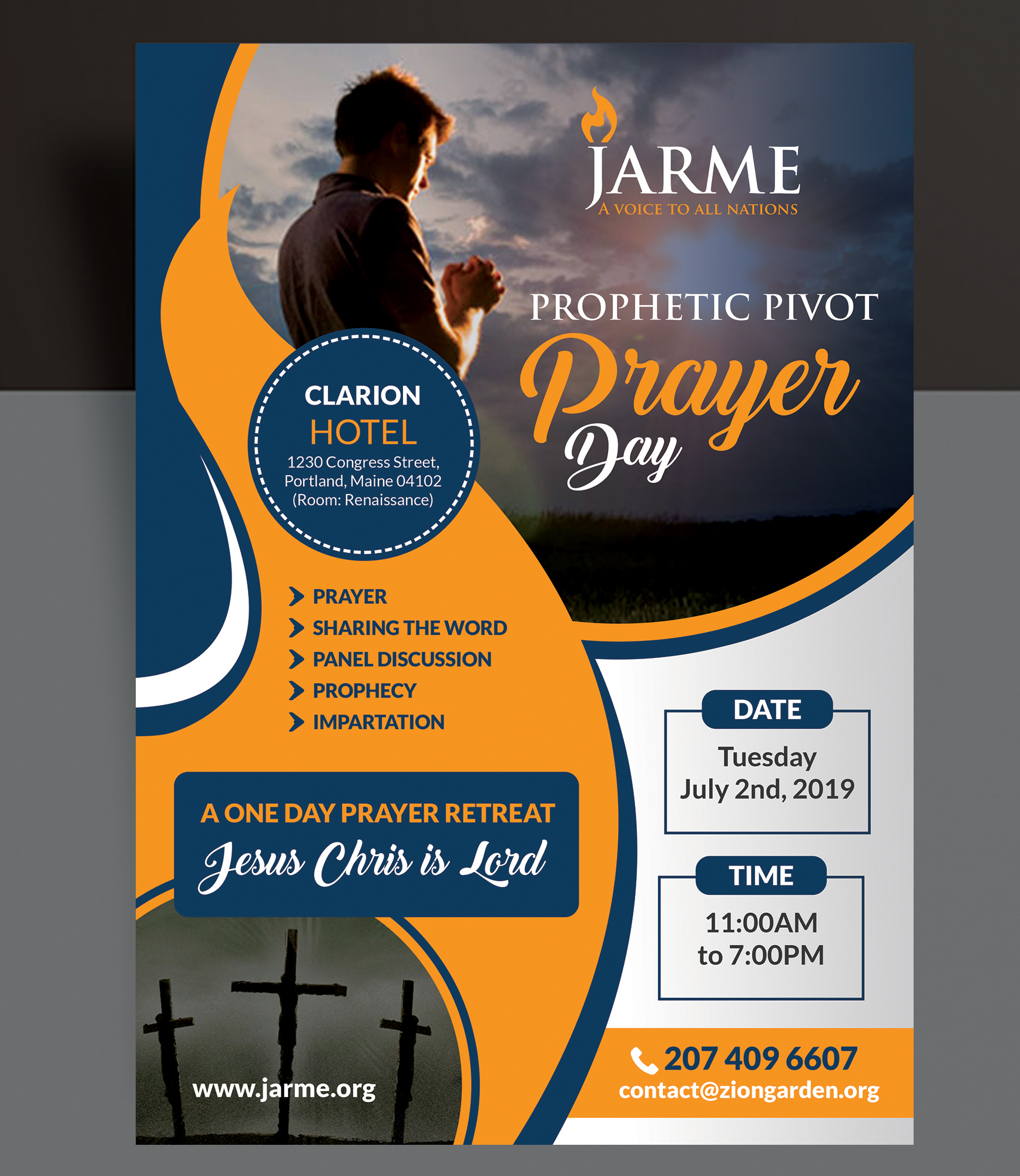 Flyer Design by BLUE WINGS for Meditation Garden | Design #21844888