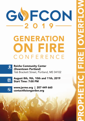 Flyer design for the Generation On Fire Conference 2019 (GOFCON) | Flyer-Design von saracdesigns