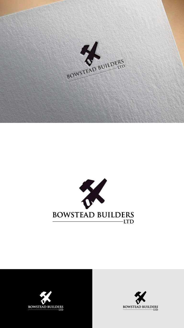 Logo Design by AnteMeridiem for Bowstead Builders Ltd | Design #21817143