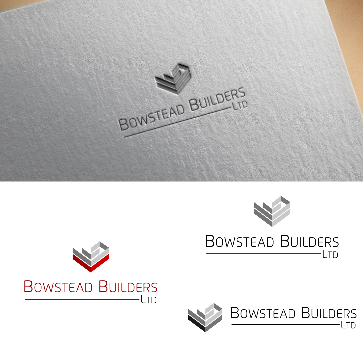 Logo-Design von sinau_nggambar für Bowstead Builders Ltd | Design #21834226