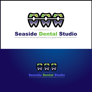 Seaside Dental Studio | Logo Design by Dennis Jackson