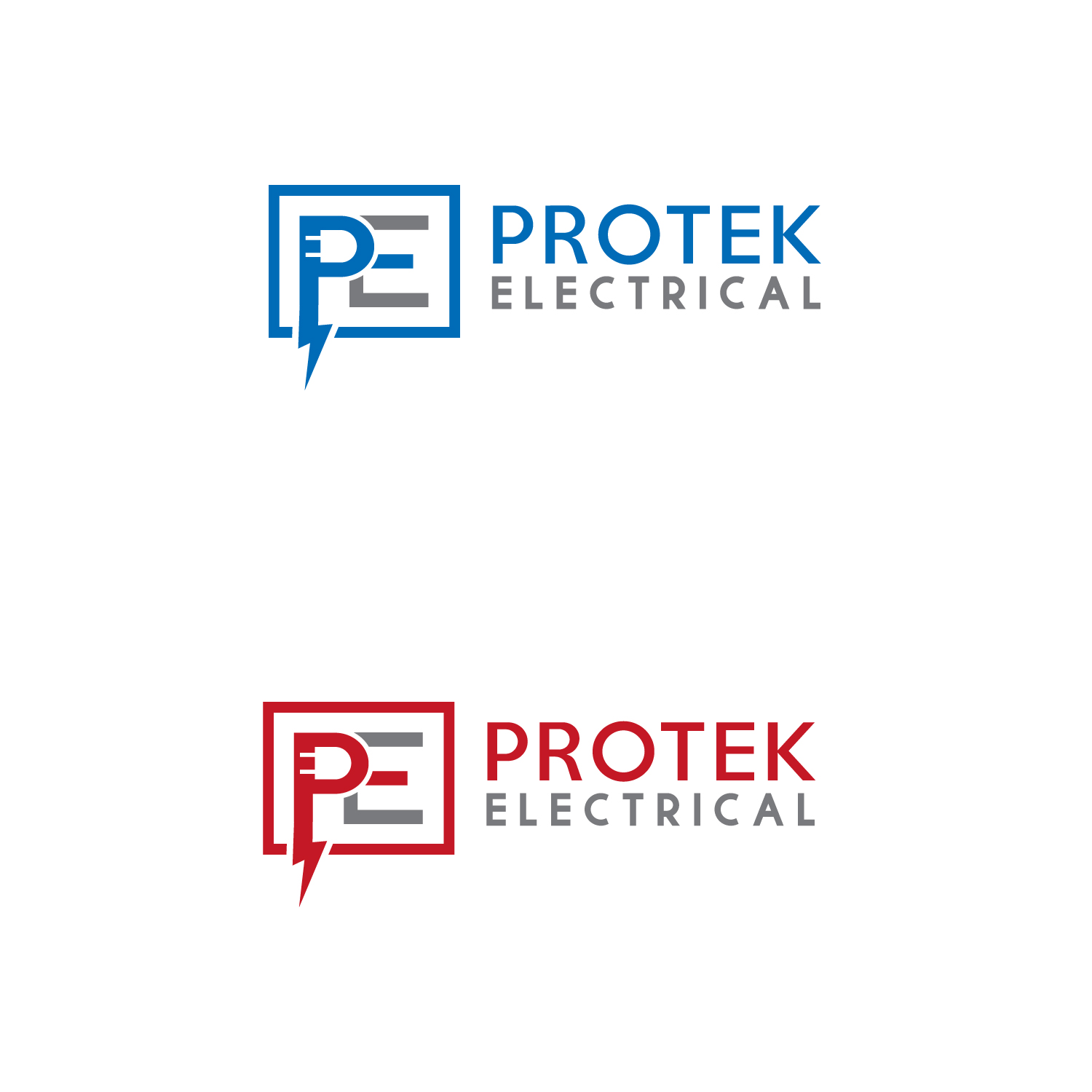 Logo Design by LAXMI DESIGNHUB for Protek Electrical | Design #21822979