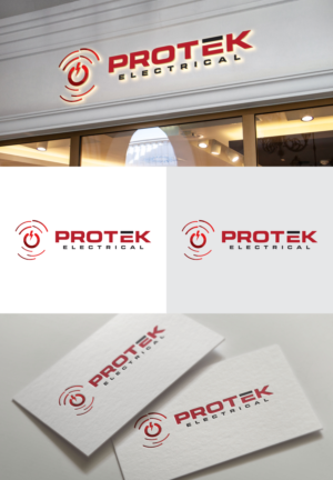 Logo Design by fatiyadesign for Protek Electrical | Design: #21845418