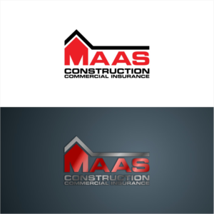 MAAS CONSTRUCTION  COMMERCIAL INSURANCE | Logo Design by Creative M^ck