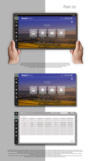 Ideas wanted for graphic design of Agricultural home screen.  | Grafik-Design von Viraj Perera